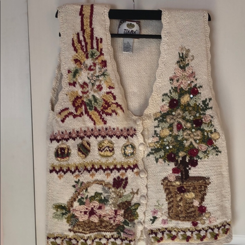 Christmas ugly vest, chaleco navideño